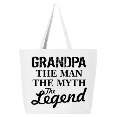 Grandpa The Man Myth Legend 25L Jumbo Tote