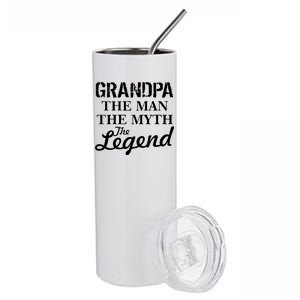 Grandpa The Man Myth Legend Stainless Steel Tumbler