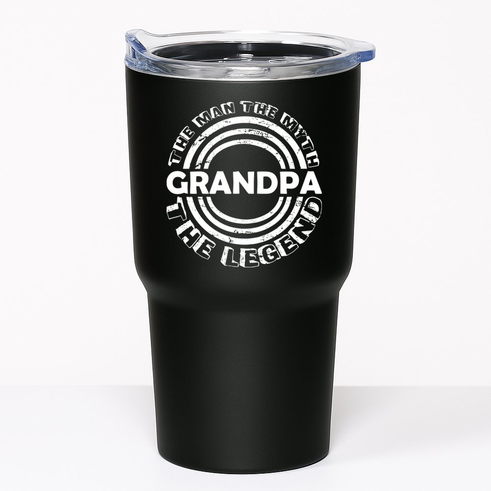 Grandpa The Man Myth The Legend Funny Tumbler