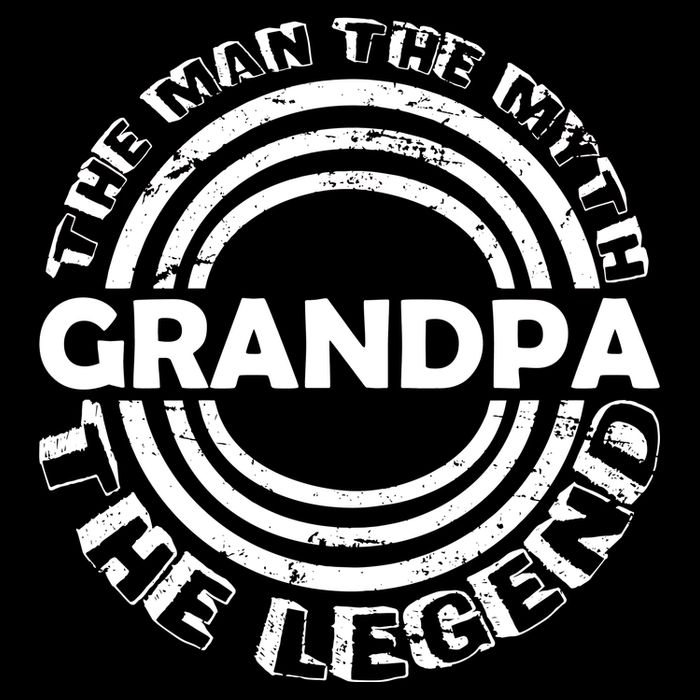 Grandpa The Man Myth The Legend Funny Wool Snapback Cap