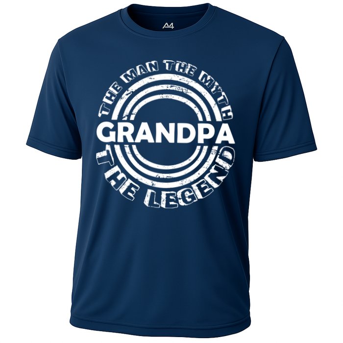Grandpa The Man Myth The Legend Funny Performance Shirt