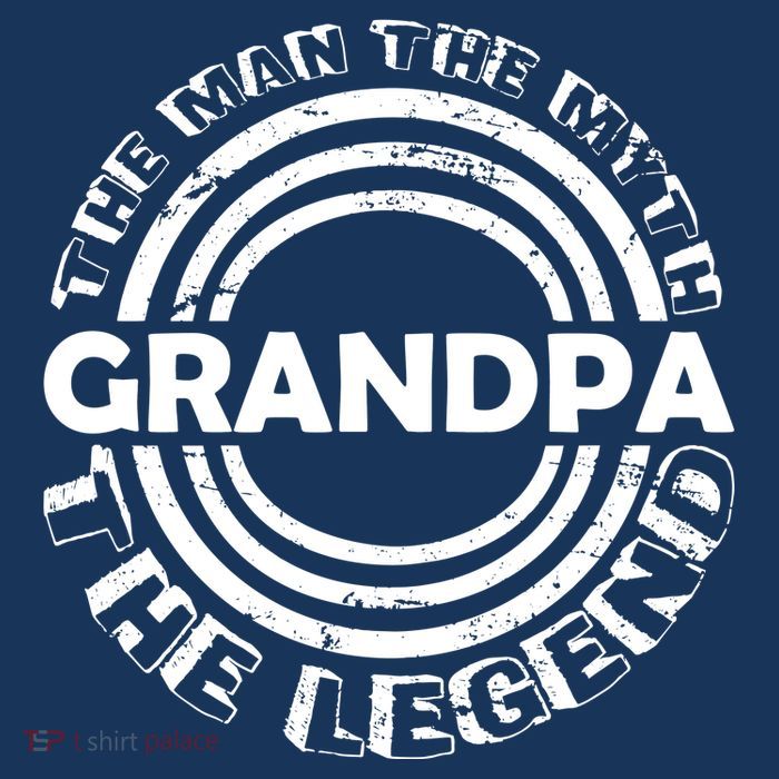 Grandpa The Man Myth The Legend Funny T-Shirt