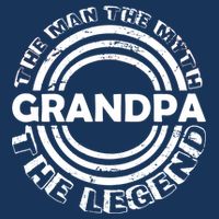 Grandpa The Man Myth The Legend Funny 16 in Basic Backpack
