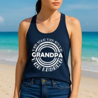 Grandpa The Man Myth The Legend Funny Womens Tank Top