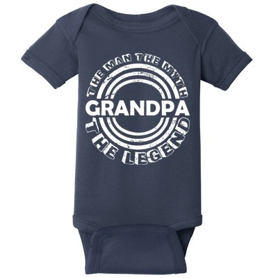 Grandpa The Man Myth The Legend Funny Baby Bodysuit