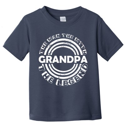 Grandpa The Man Myth The Legend Funny Toddler T-Shirt