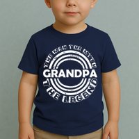 Grandpa The Man Myth The Legend Funny Toddler T-Shirt
