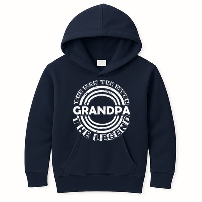 Grandpa The Man Myth The Legend Funny Kids Hoodie