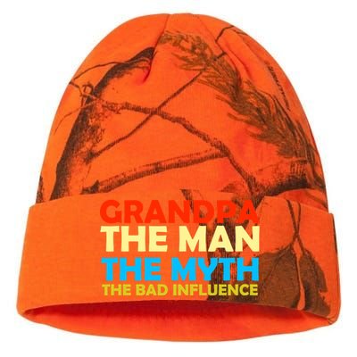 Grandpa The Man The Myth The Bad Influence Kati Licensed 12" Camo Beanie