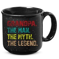 Grandpa The Man The Myth The Legend  15oz Campfire Ceramic Mug