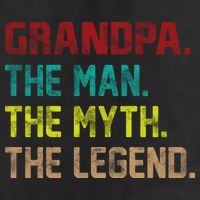 Grandpa The Man The Myth The Legend  15oz Campfire Ceramic Mug