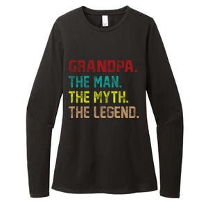 Grandpa The Man The Myth The Legend  Womens CVC Long Sleeve Shirt