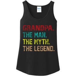 Grandpa The Man The Myth The Legend  Ladies Essential Tank