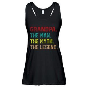 Grandpa The Man The Myth The Legend  Ladies Essential Flowy Tank