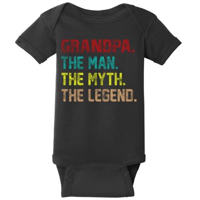 Grandpa The Man The Myth The Legend  Baby Bodysuit