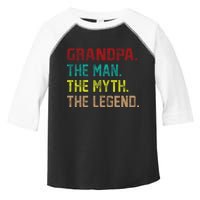 Grandpa The Man The Myth The Legend  Toddler Fine Jersey T-Shirt