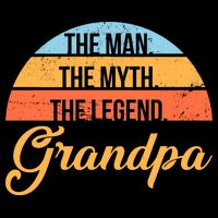 Grandpa The Man The Myth The Legend Saying Performance Shirt