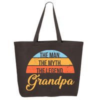 Grandpa The Man The Myth The Legend Saying 25L Jumbo Tote