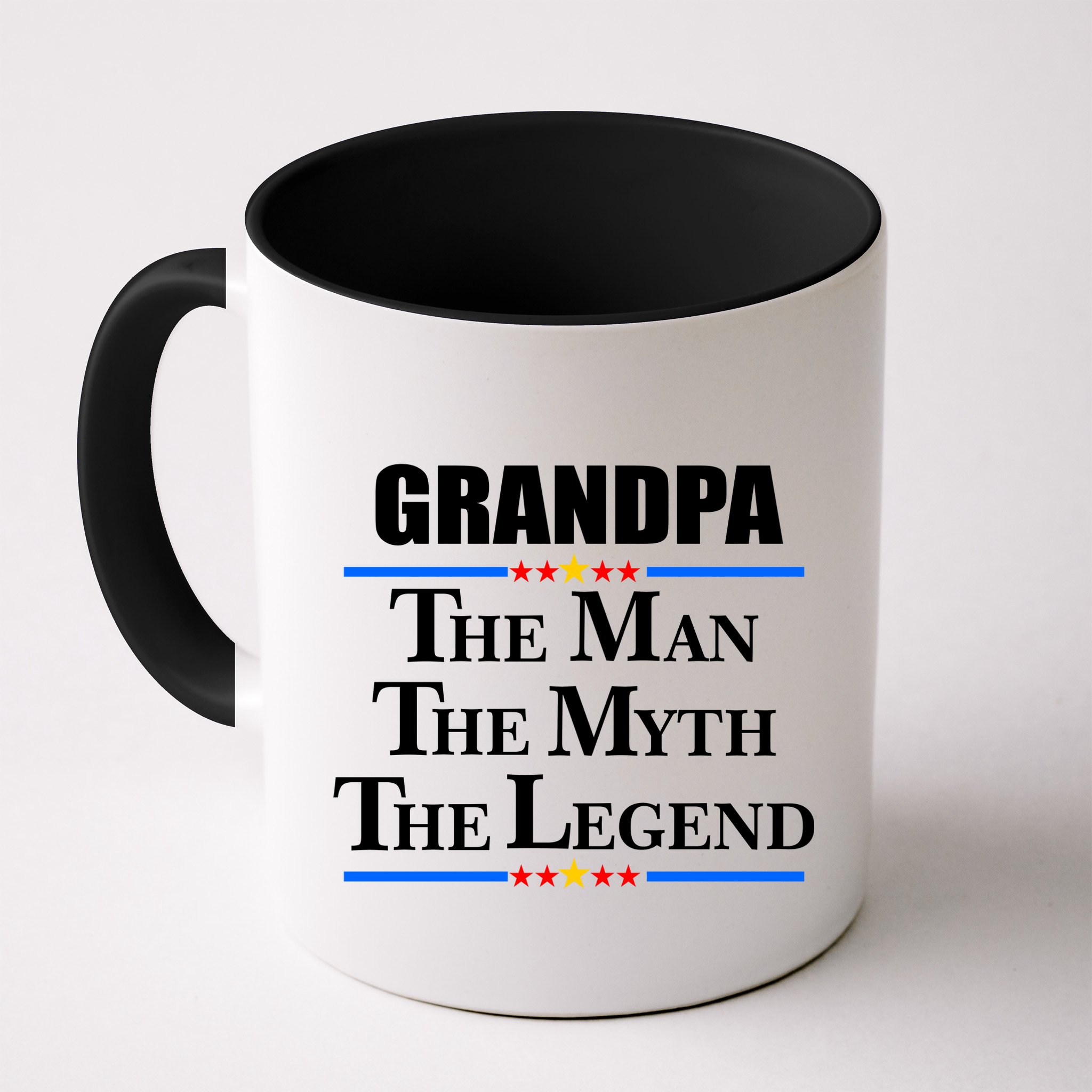 Grandpa The Man The Myth The Legend Stars Mug