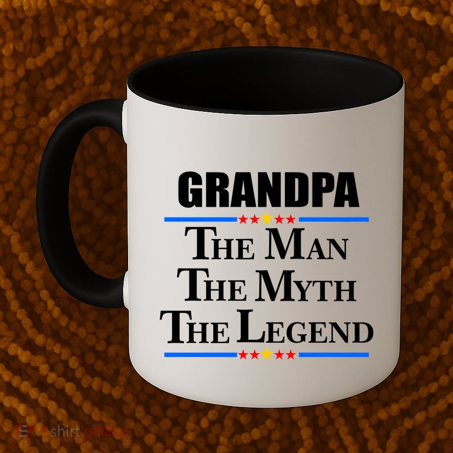 Grandpa The Man The Myth The Legend Stars Mug