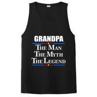 Grandpa The Man The Myth The Legend Stars PosiCharge Competitor Tank