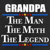 Grandpa The Man The Myth The Legend Stars Golf Towel