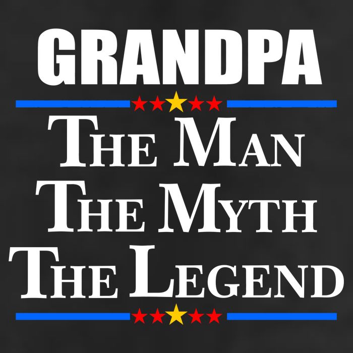 Grandpa The Man The Myth The Legend Stars Golf Towel