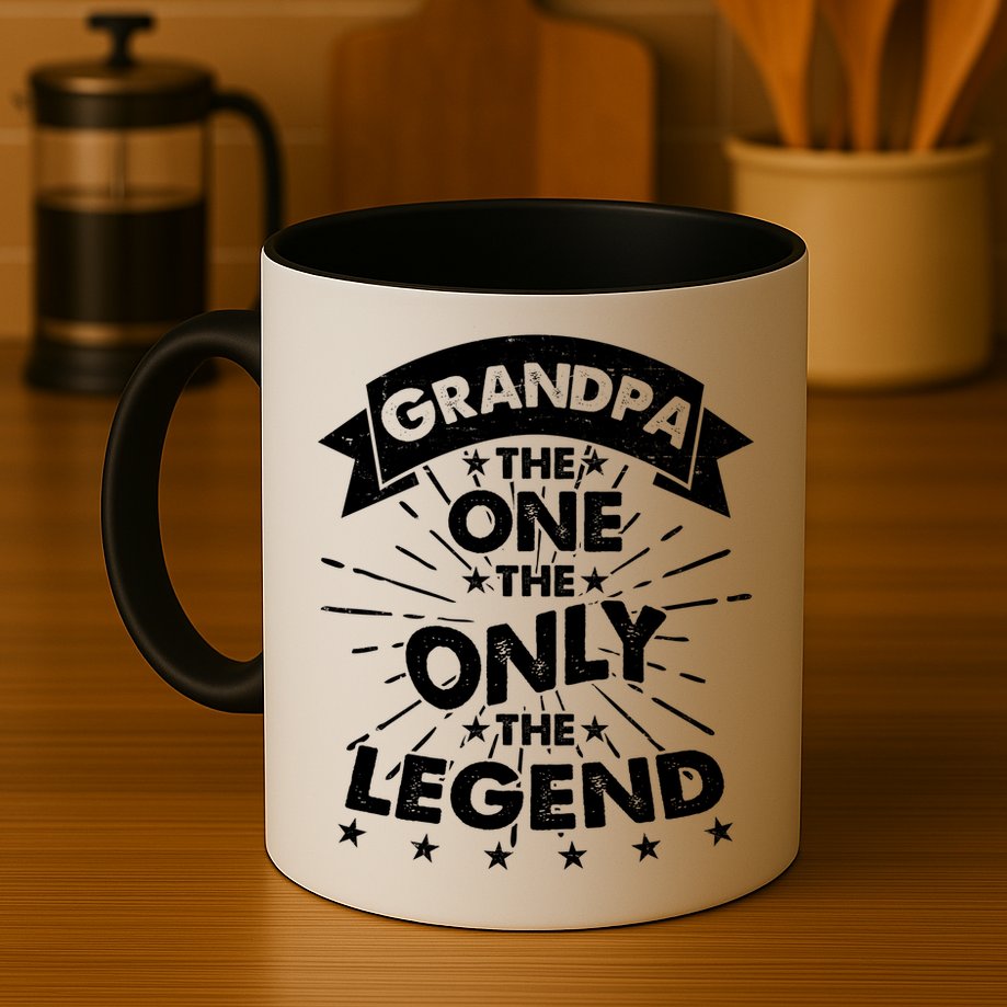 Grandpa The One The Only The Legend Mug
