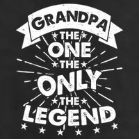 Grandpa The One The Only The Legend Hat