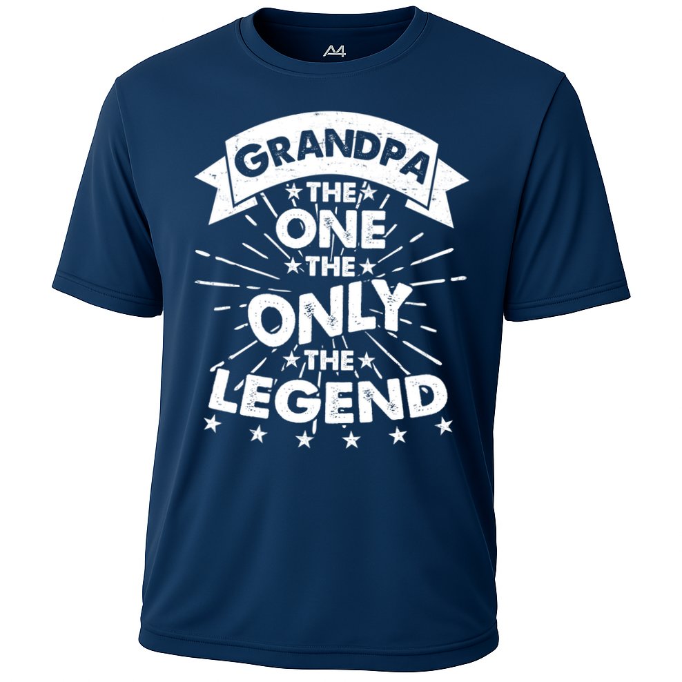 Grandpa The One The Only The Legend Performance Shirt