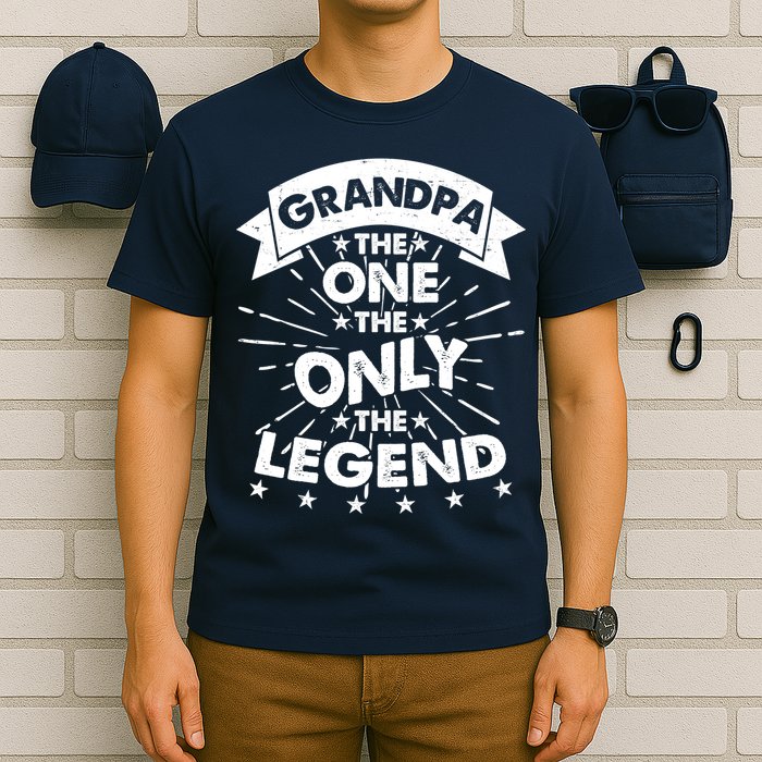 Grandpa The One The Only The Legend T-Shirt