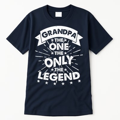 Grandpa The One The Only The Legend Tall T-Shirt