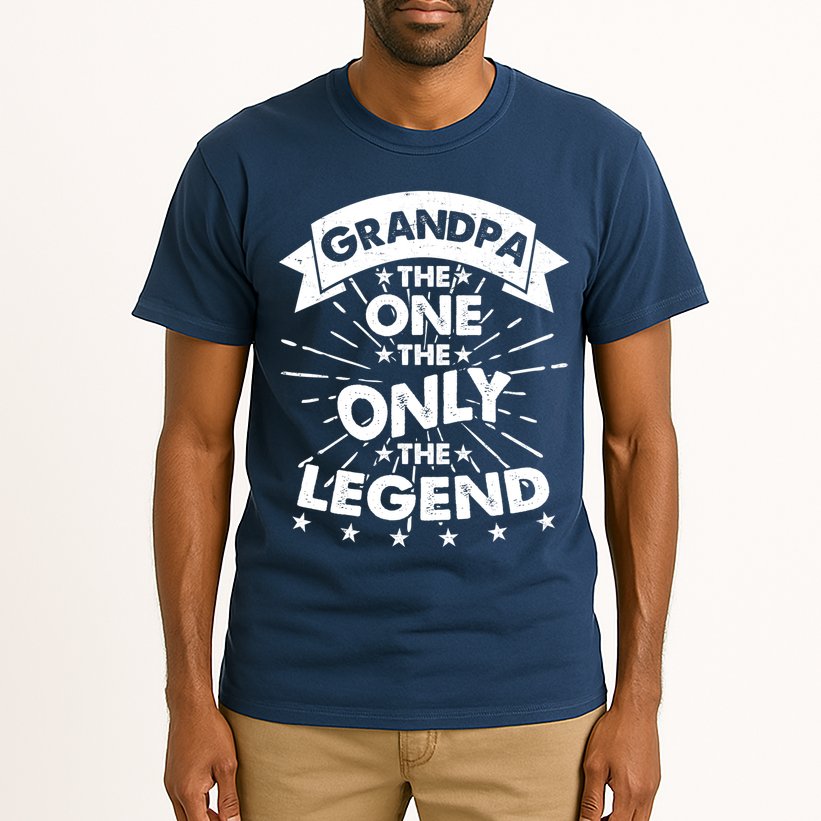 Grandpa The One The Only The Legend Tall T-Shirt