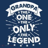 Grandpa The One The Only The Legend Bag