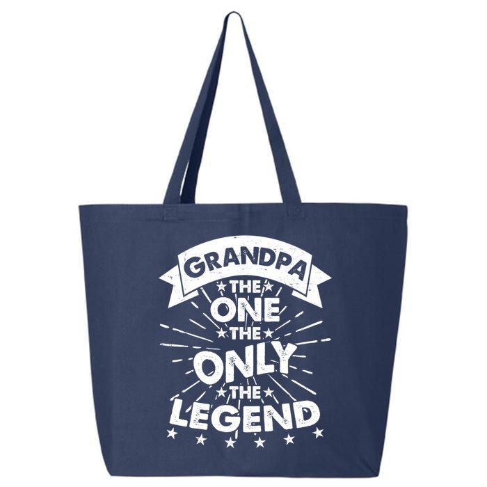 Grandpa The One The Only The Legend 25L Jumbo Tote