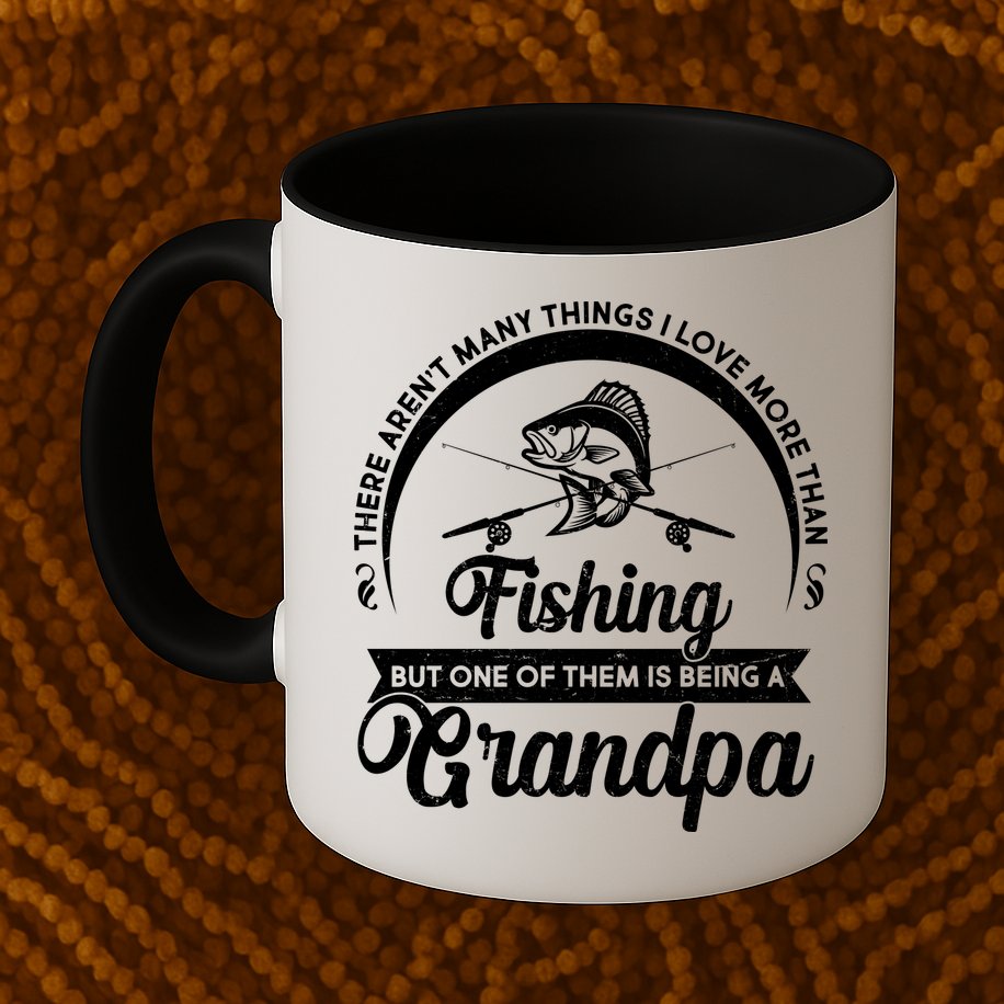 Grandpa There Aren't Many Things I Love More Than Fishing  Mug