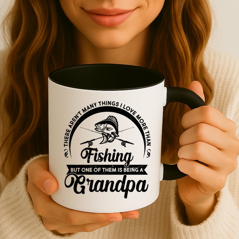 Grandpa There Aren't Many Things I Love More Than Fishing  Mug