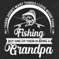 Grandpa There Aren't Many Things I Love More Than Fishing  Trucker Hat