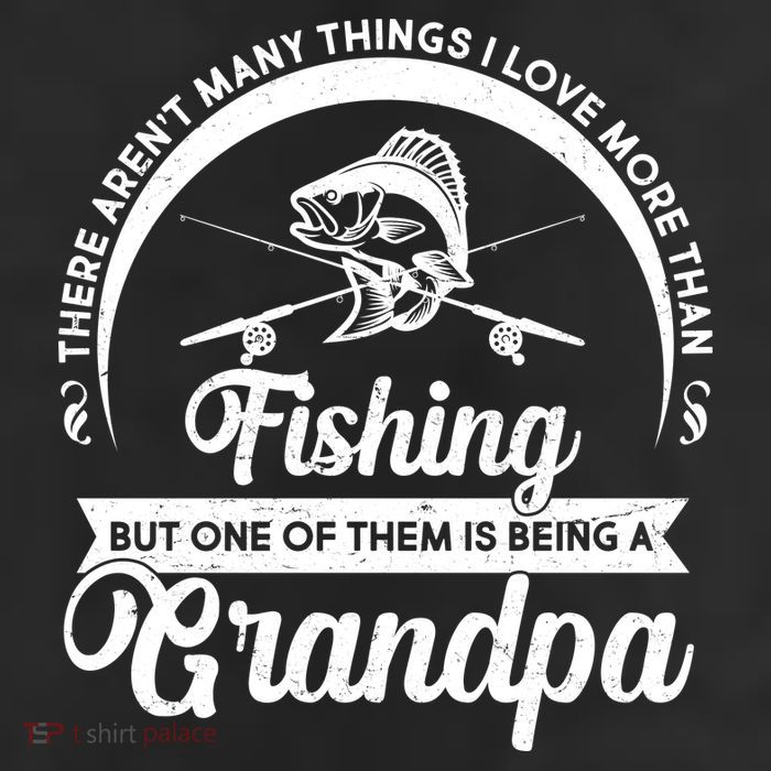 Grandpa There Aren't Many Things I Love More Than Fishing  Trucker Hat