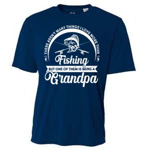 Grandpa There Aren't Many Things I Love More Than Fishing  Cooling Performance Crew T-Shirt