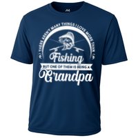 Grandpa There Aren't Many Things I Love More Than Fishing  Cooling Performance Crew T-Shirt