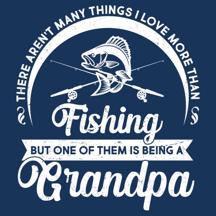 Grandpa There Aren't Many Things I Love More Than Fishing  Cooling Performance Crew T-Shirt