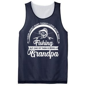 Grandpa There Aren't Many Things I Love More Than Fishing  Mesh Reversible Basketball Jersey Tank