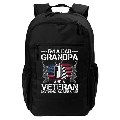 Grandpa Veteran Nothing Scares Me Daily Commute Backpack