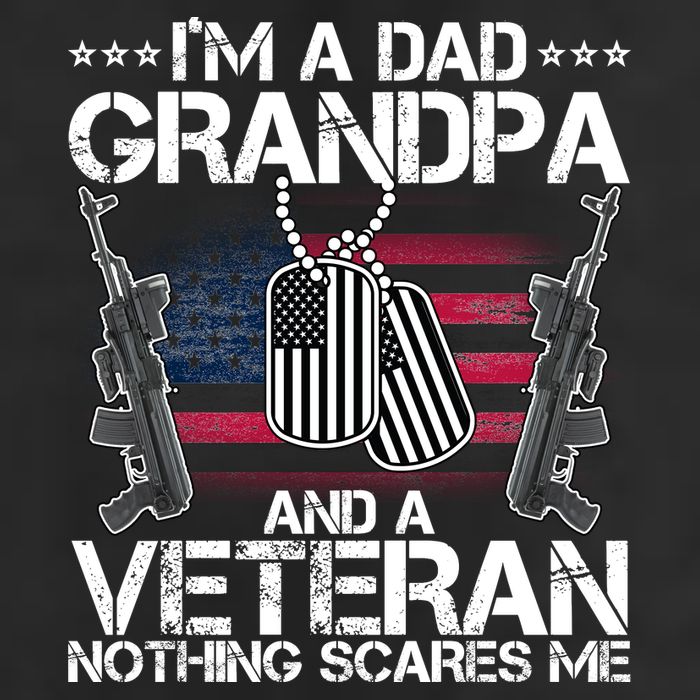 Grandpa Veteran Nothing Scares Me 11oz C Handle Ceramic Mug