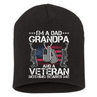 Grandpa Veteran Nothing Scares Me Short Acrylic Beanie