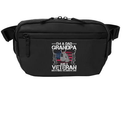 Grandpa Veteran Nothing Scares Me Crossbody Pack