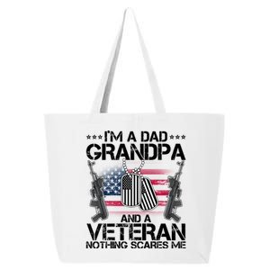 Grandpa Veteran Nothing Scares Me 25L Jumbo Tote