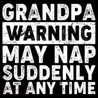 Grandpa Warning May Nap Suddenly At Any Time Impact Tech Backpack