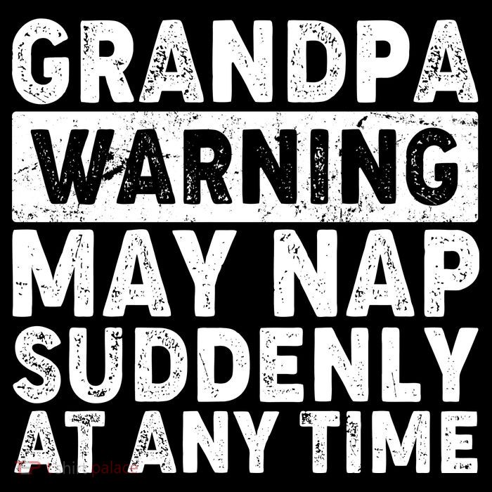 Grandpa Warning May Nap Suddenly At Any Time Flatbill Hat